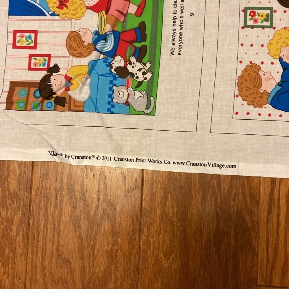 Material for Little Book of Table Manners Cloth Book Craft project sew - Picture 6 of 6